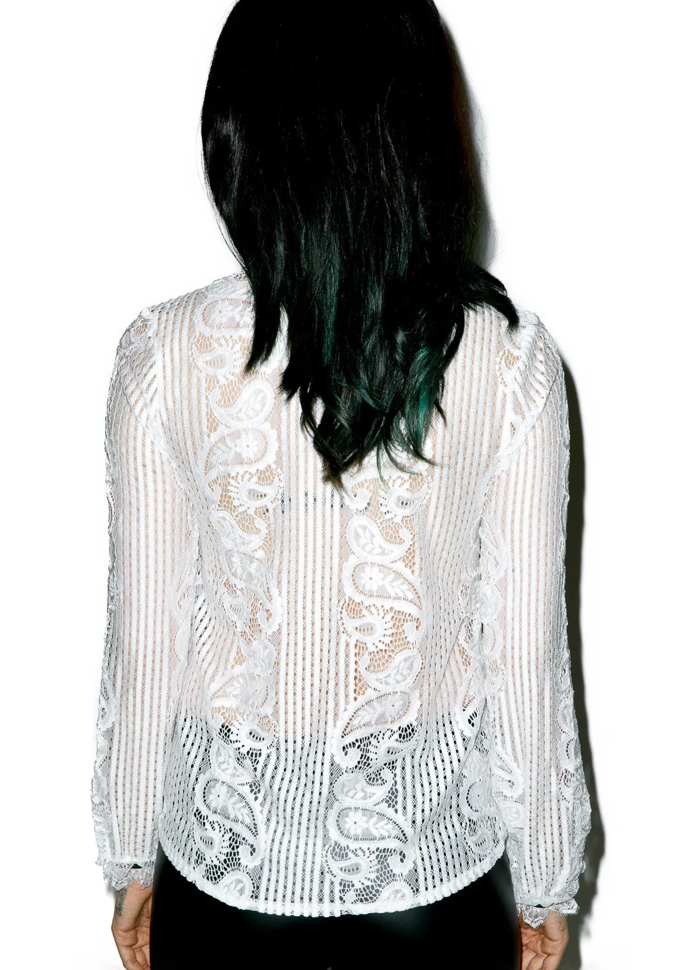 Dawn Paisley Long Sleeve Top sold by Dolls Kill product image thumbnail 4
