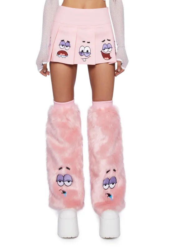 Many Moods Pleated Mini Skirt- Pink sold by Dolls Kill