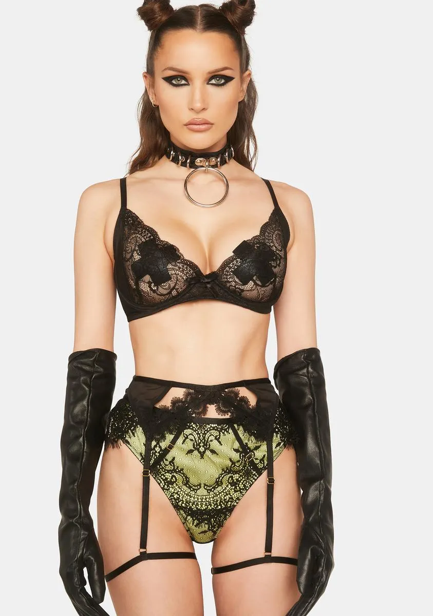 Cora Mesh & Trim Cutout Garter sold by Dolls Kill product image thumbnail 2