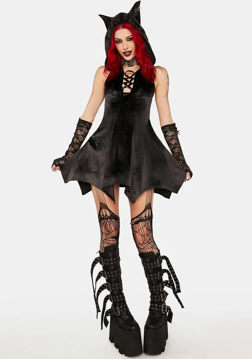 Cat Ear Hooded Dress sold by Dolls Kill product image thumbnail 2