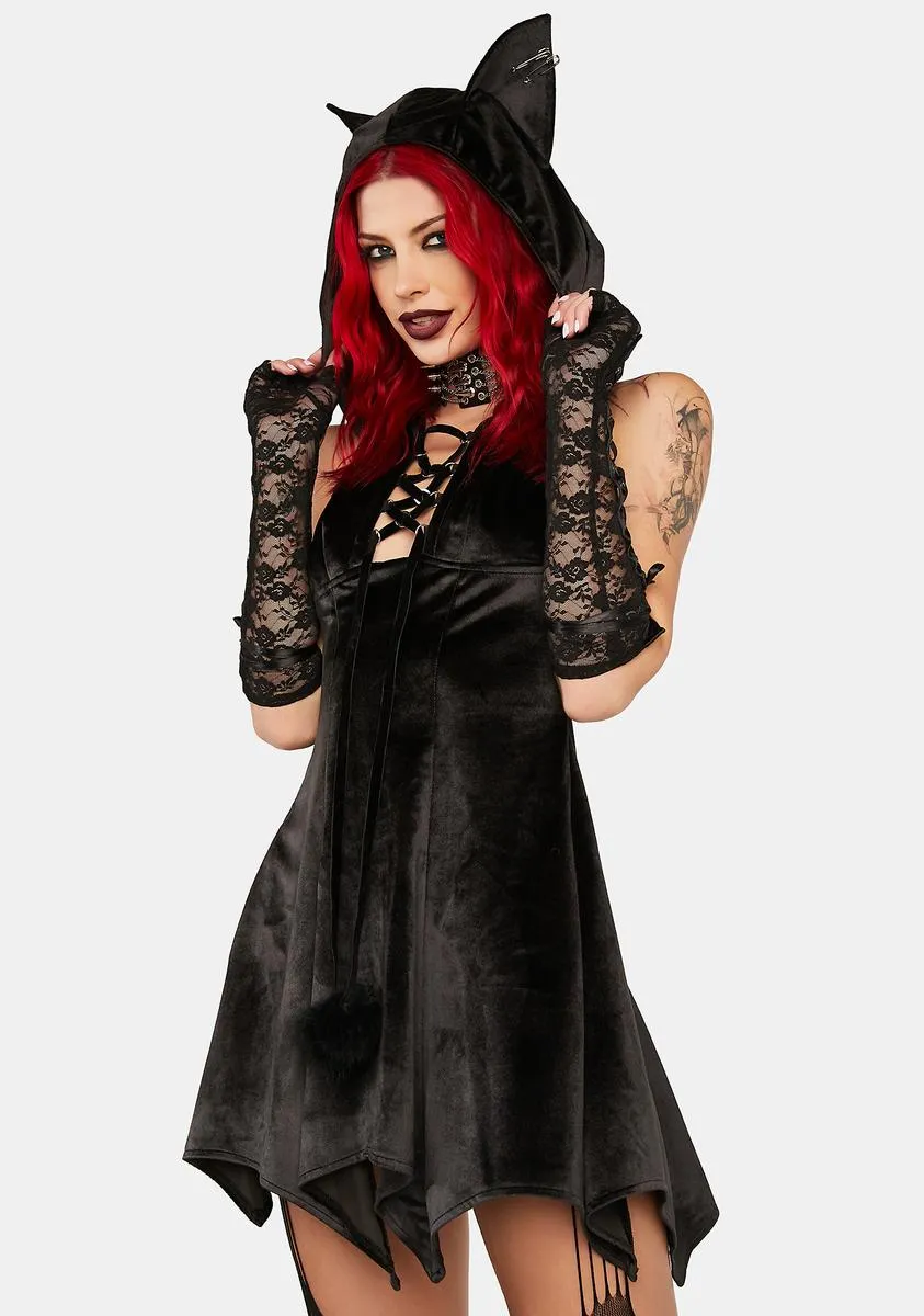 Cat Ear Hooded Dress sold by Dolls Kill product image thumbnail 3