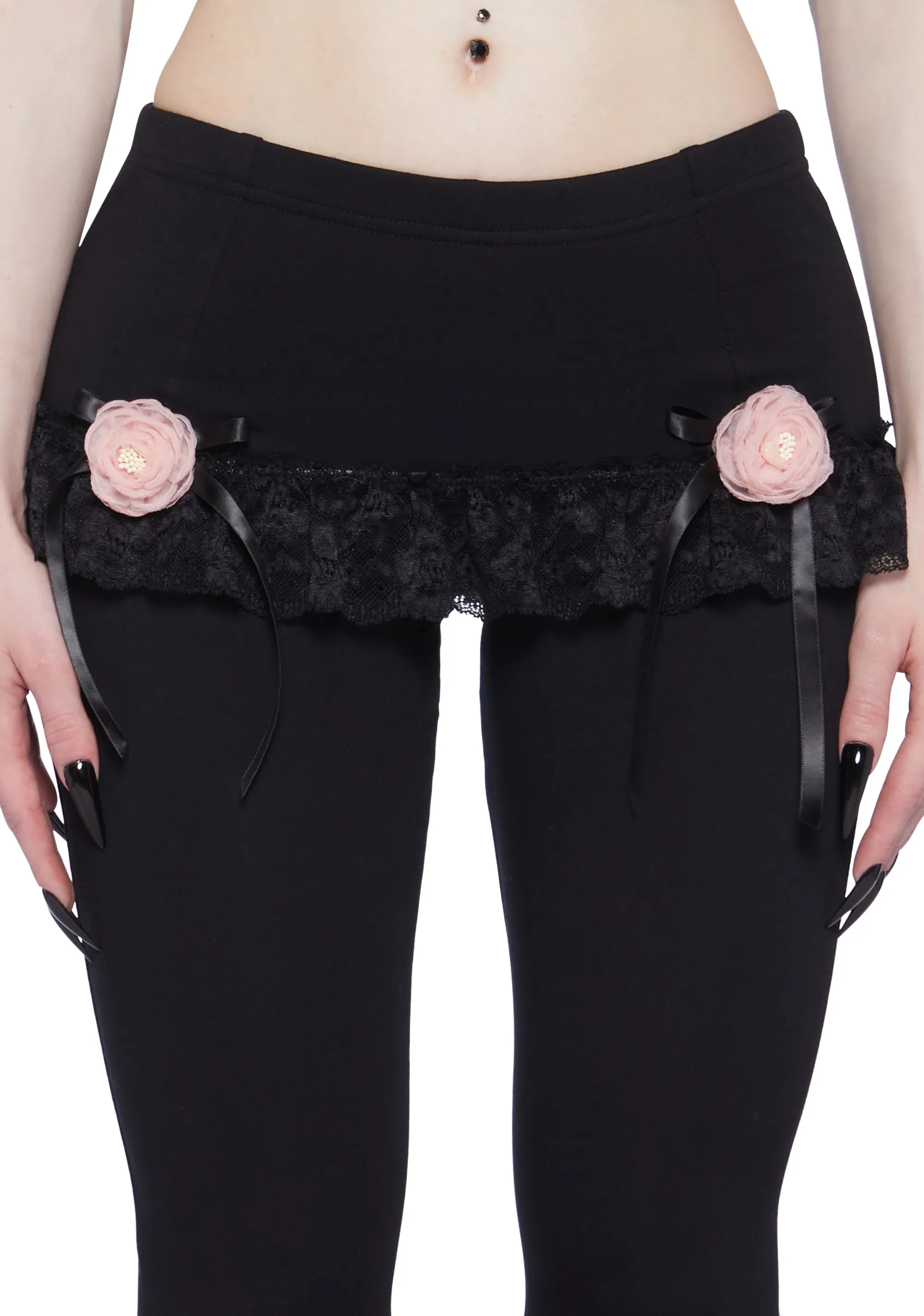 Floral Alchemy Flared Pants With Skirt sold by Dolls Kill product image thumbnail 5