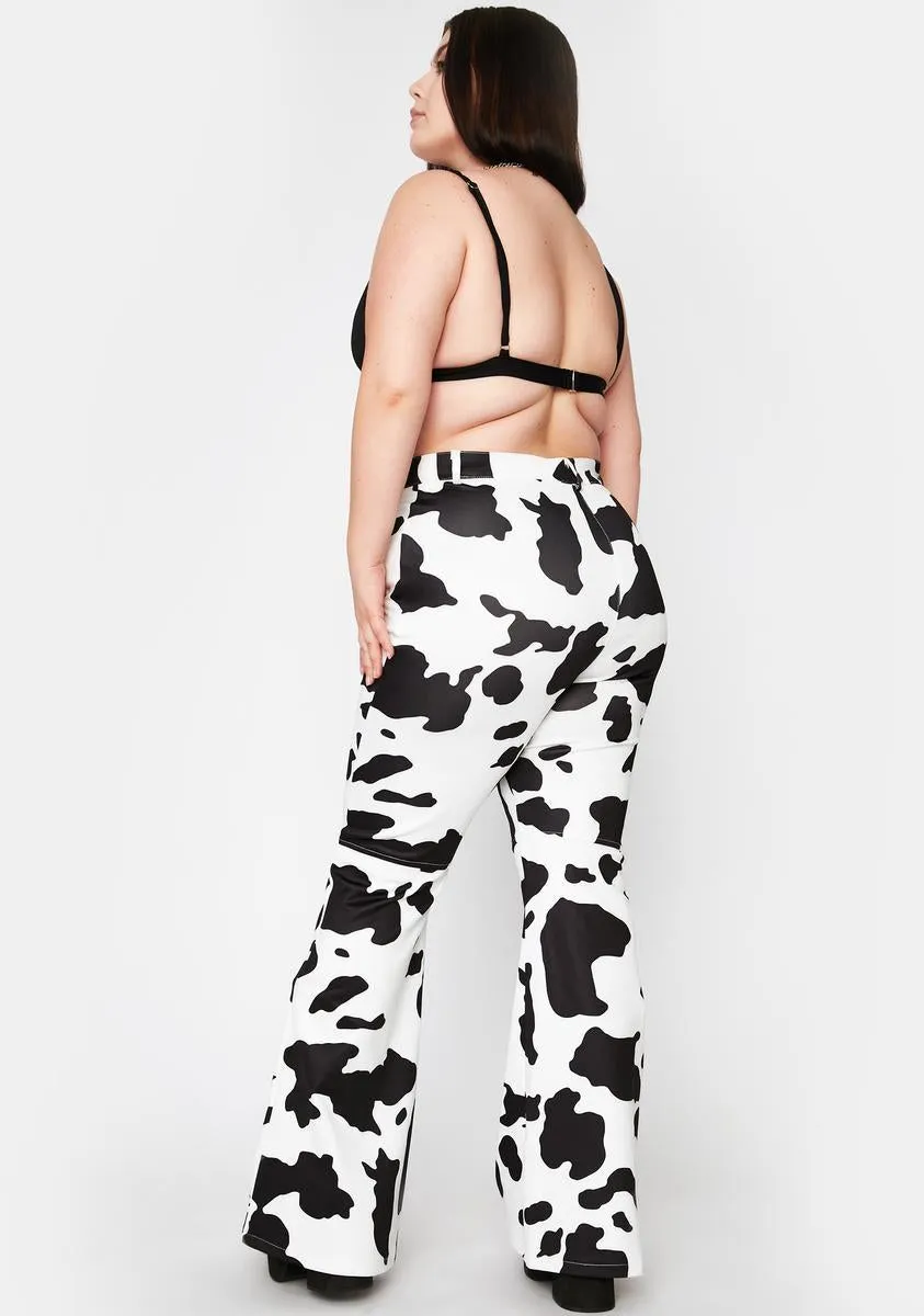 Duh Everything's A1 Cow Print Pants sold by Dolls Kill product image thumbnail 4