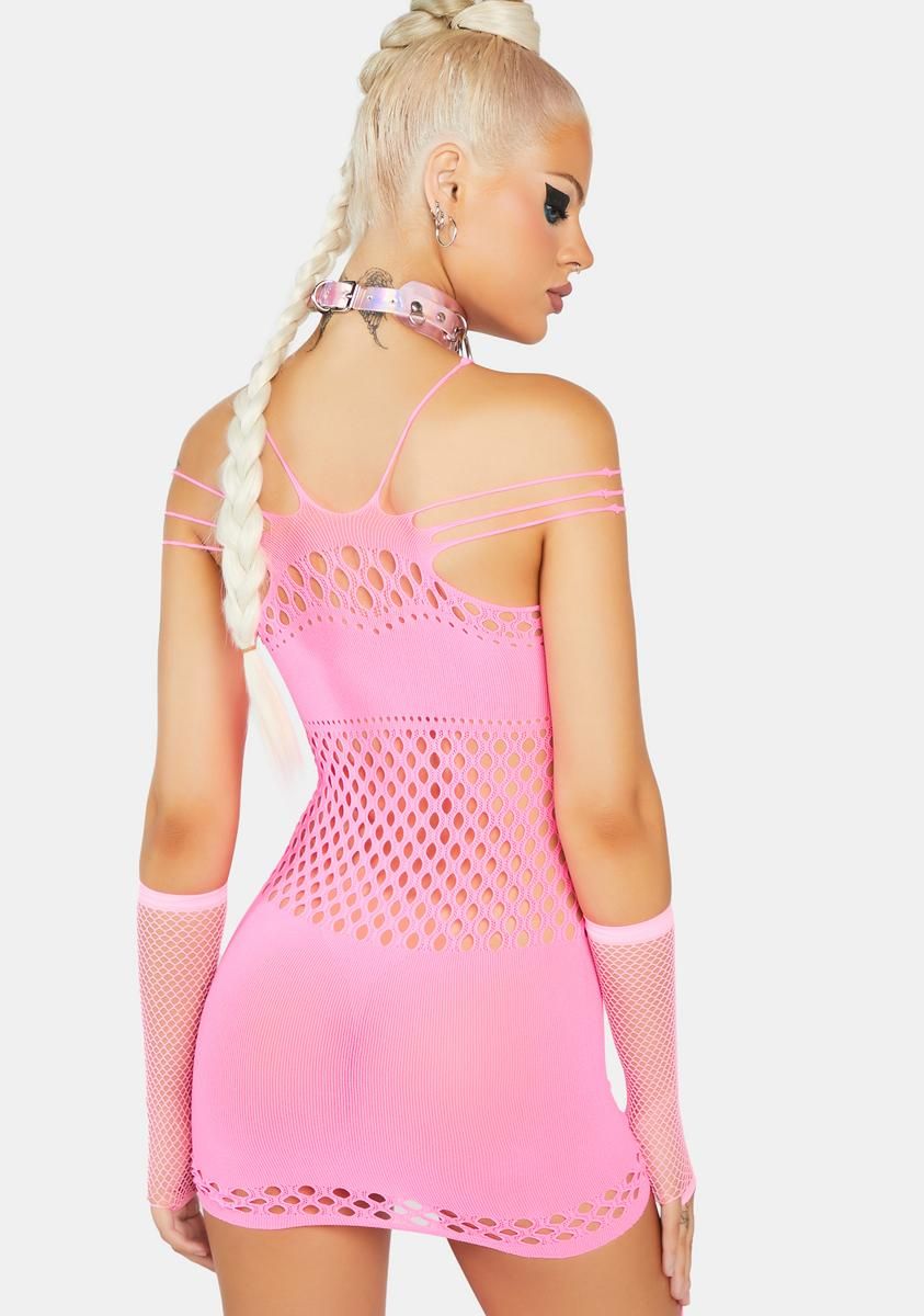 Head Turner Strappy Mini Dress sold by Dolls Kill product image thumbnail 4