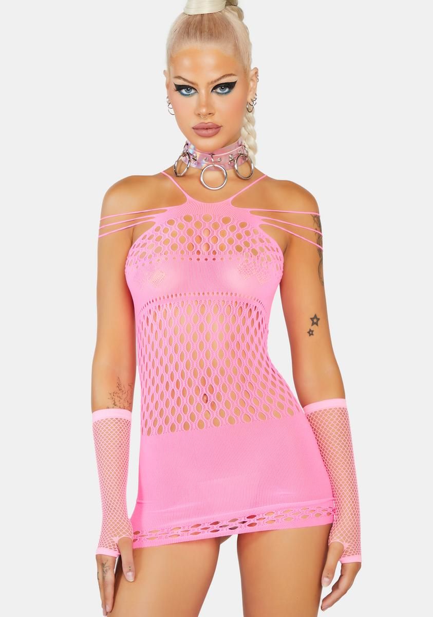 Head Turner Strappy Mini Dress sold by Dolls Kill