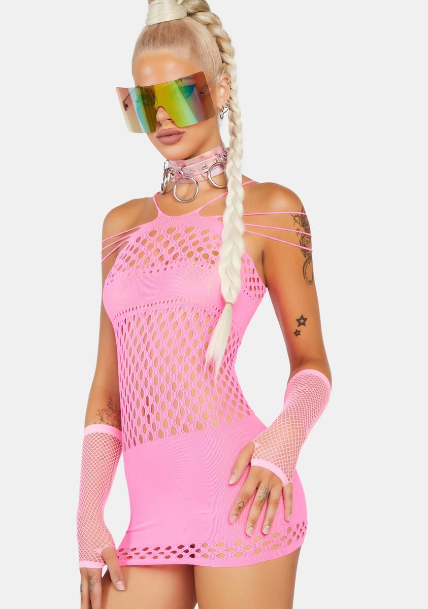 Head Turner Strappy Mini Dress sold by Dolls Kill product image thumbnail 2