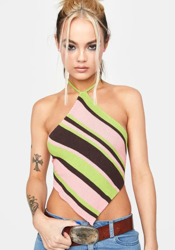 Dream Destination Halter Top sold by Dolls Kill