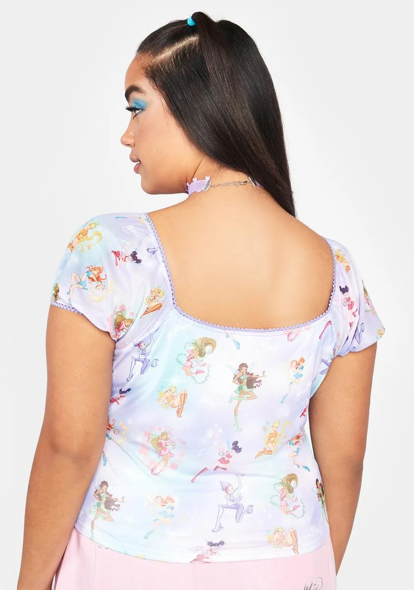 Plus Feels Like Magic Mesh Top sold by Dolls Kill product image thumbnail 4