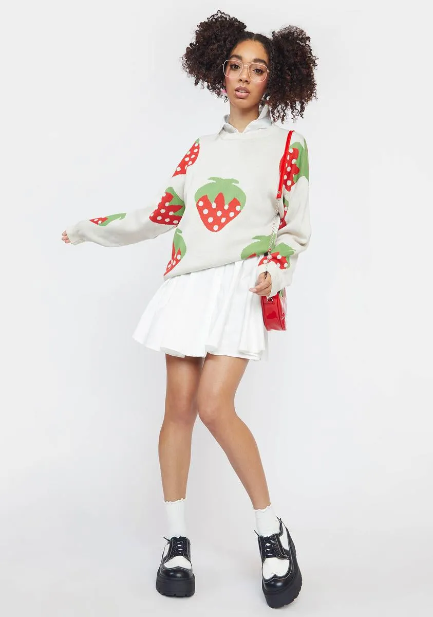 Strawberry Sweater sold by Dolls Kill product image thumbnail 3