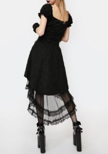 High Low Corset Dress sold by Dolls Kill