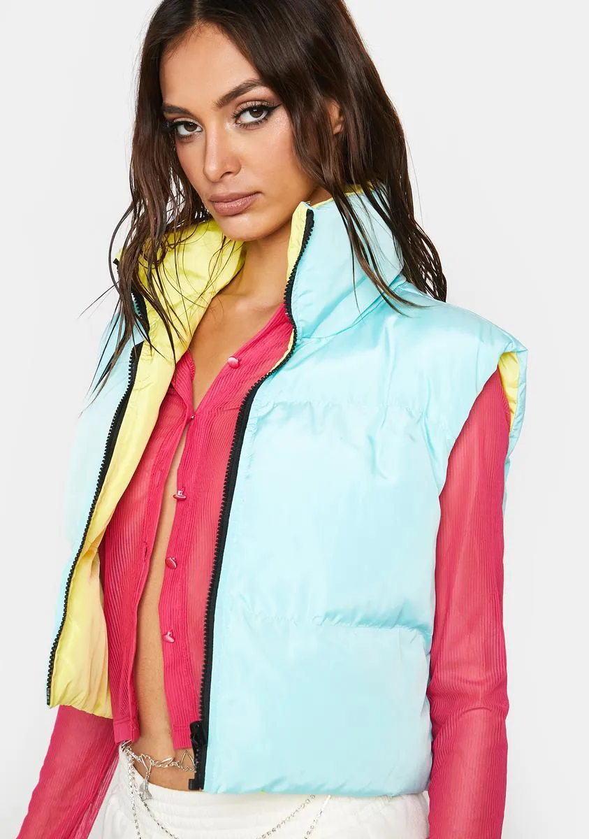 Groovy Feel The Chill Reversible Vest sold by Dolls Kill product image thumbnail 2