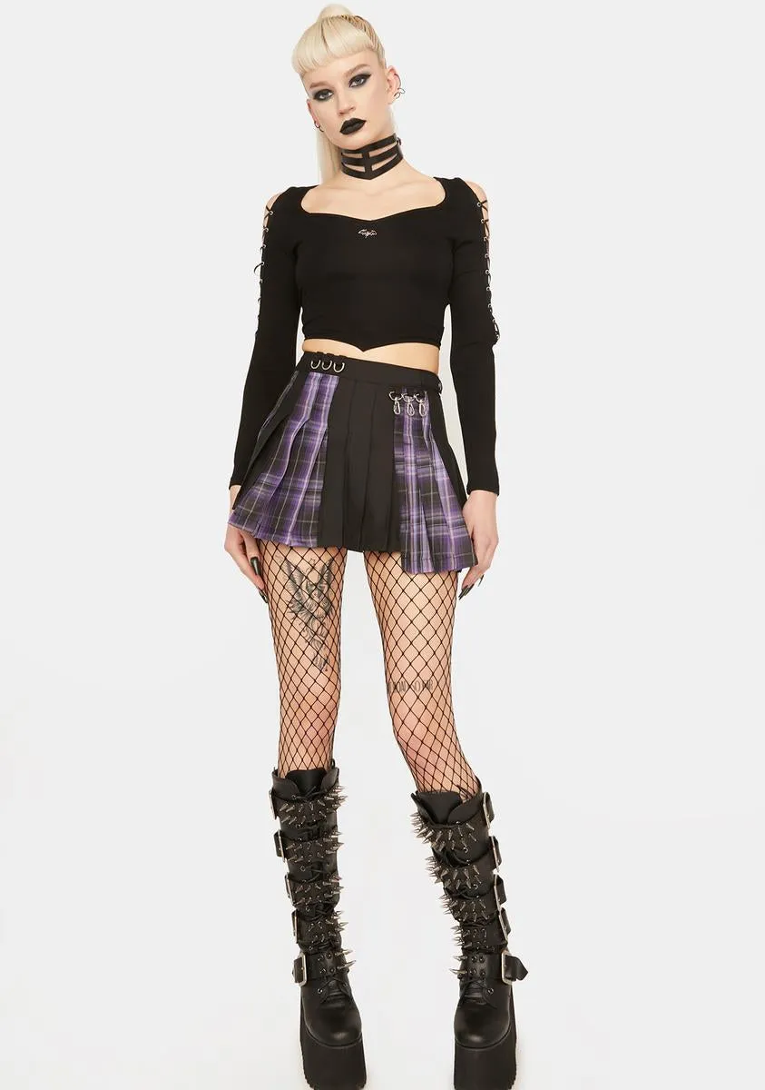 Locomotive Bat Long Sleeve Top sold by Dolls Kill product image thumbnail 3