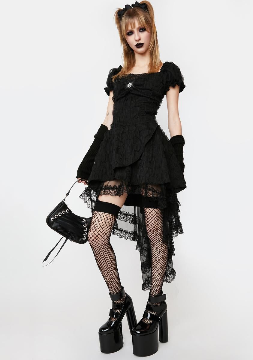 High Low Corset Dress sold by Dolls Kill