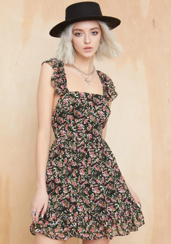 Springtime Sadness Apron Dress sold by Dolls Kill