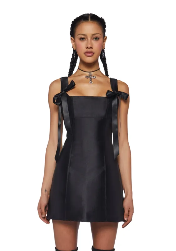 Pixie Stardust Mini Dress - Black sold by Dolls Kill