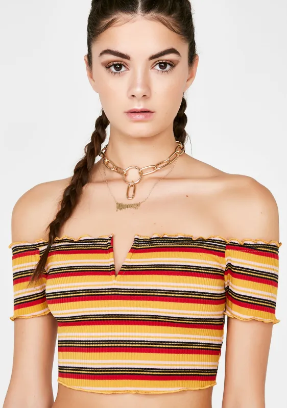Hard Hitta Crop Top sold by Dolls Kill