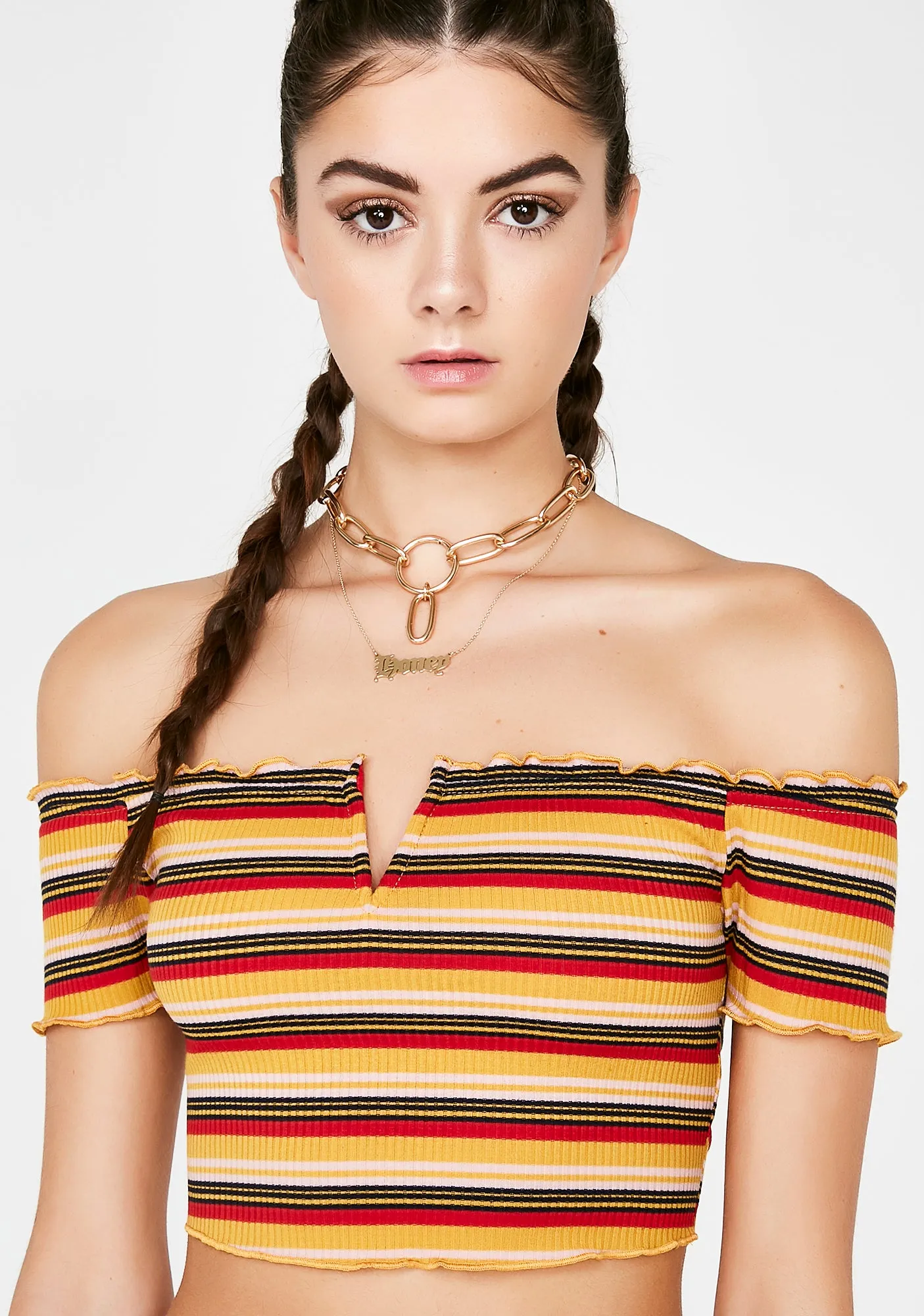 Hard Hitta Crop Top sold by Dolls Kill