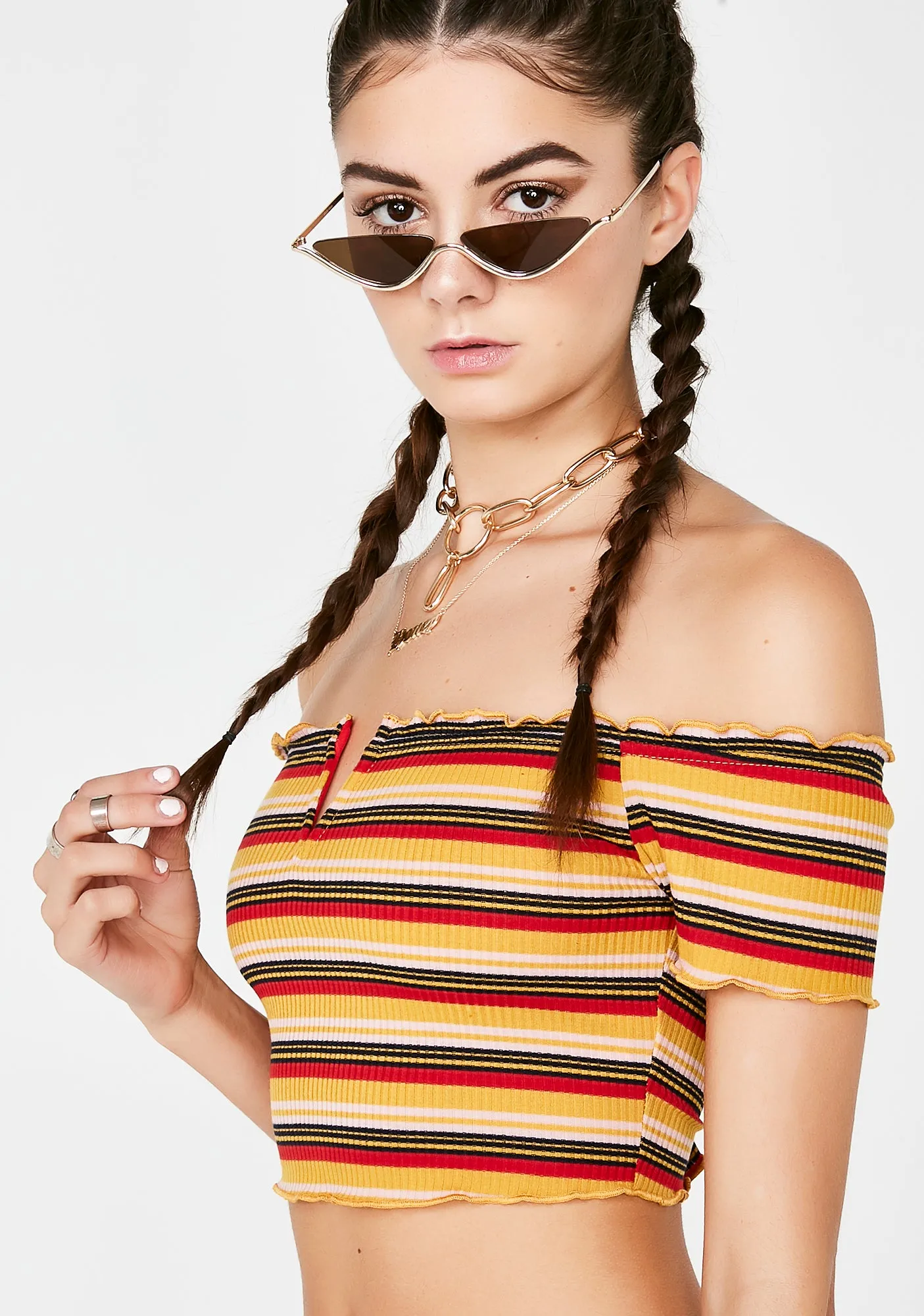 Hard Hitta Crop Top sold by Dolls Kill product image thumbnail 2