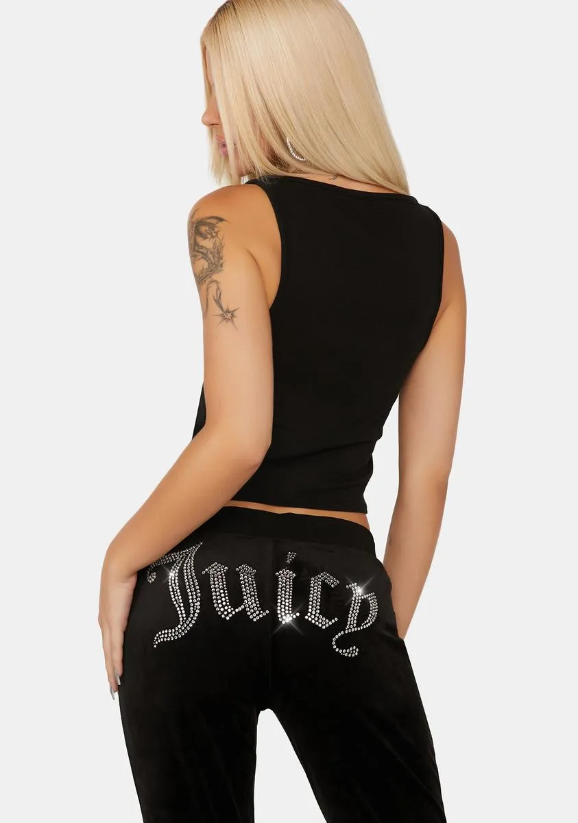 Liquorice Small Bling Tank Top sold by Dolls Kill product image thumbnail 4