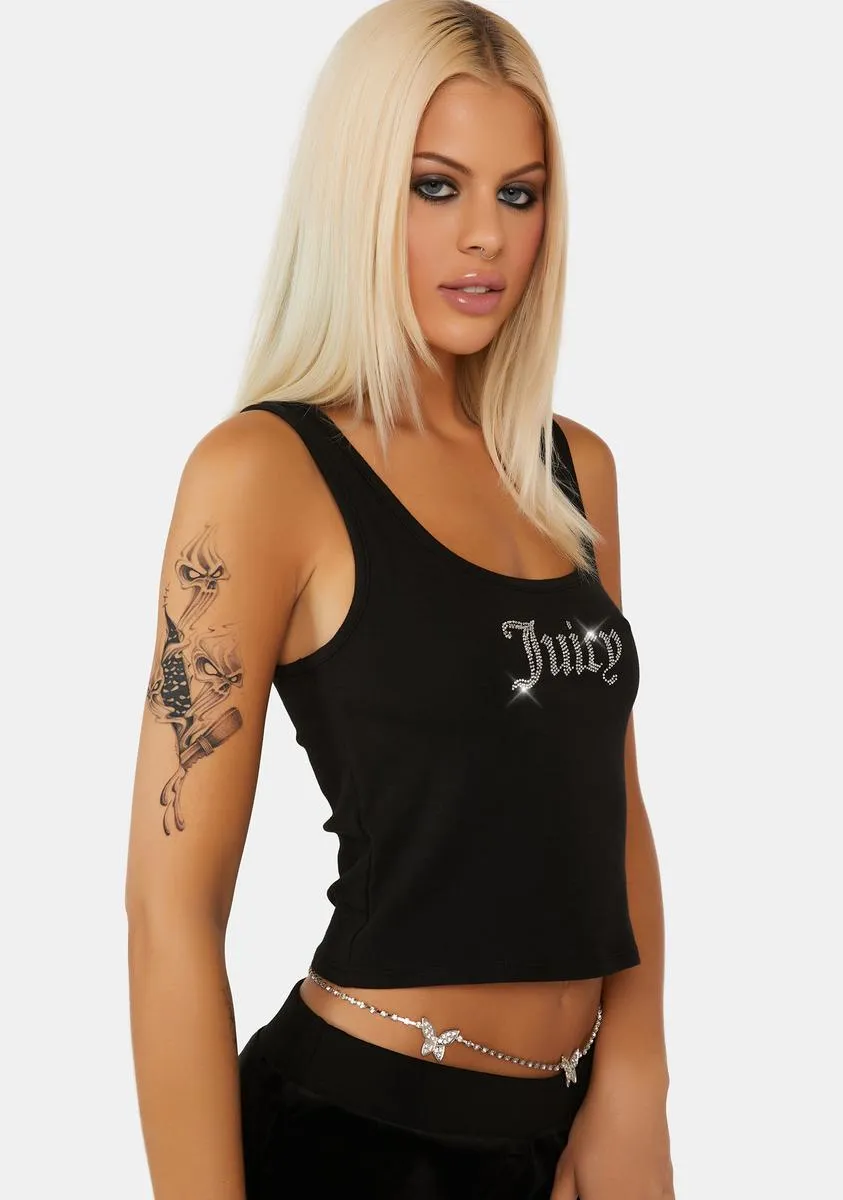Liquorice Small Bling Tank Top sold by Dolls Kill product image thumbnail 2