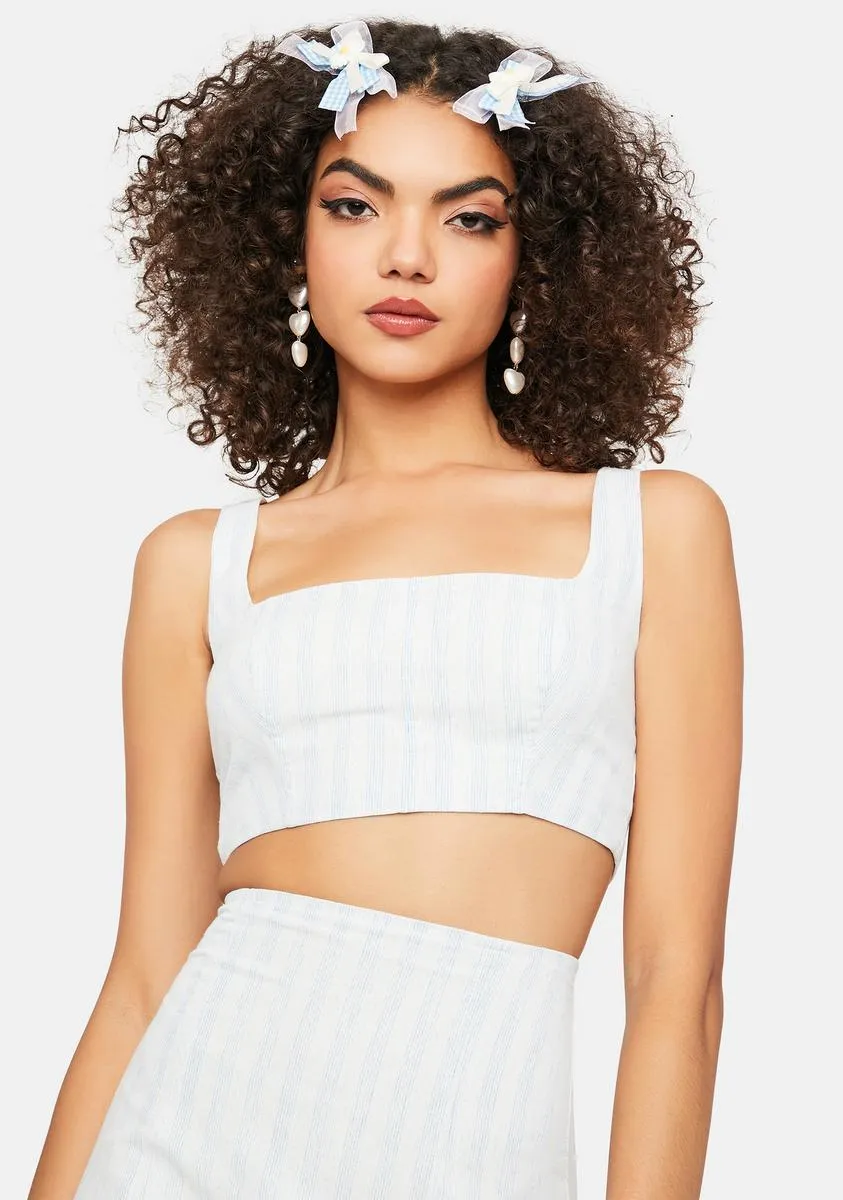 On The Right Track Crop Top sold by Dolls Kill