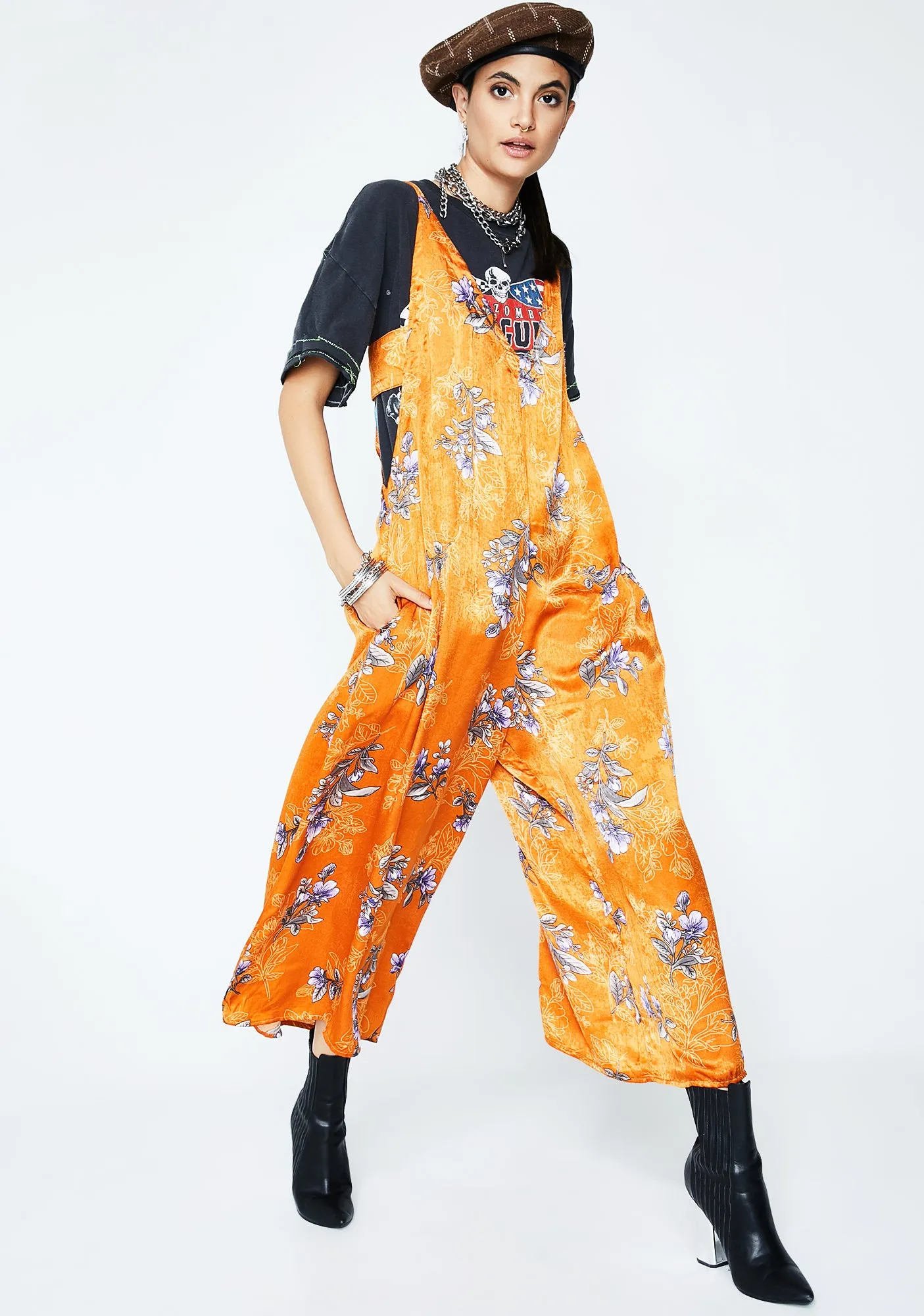 Picking Petals Jumpsuit sold by Dolls Kill