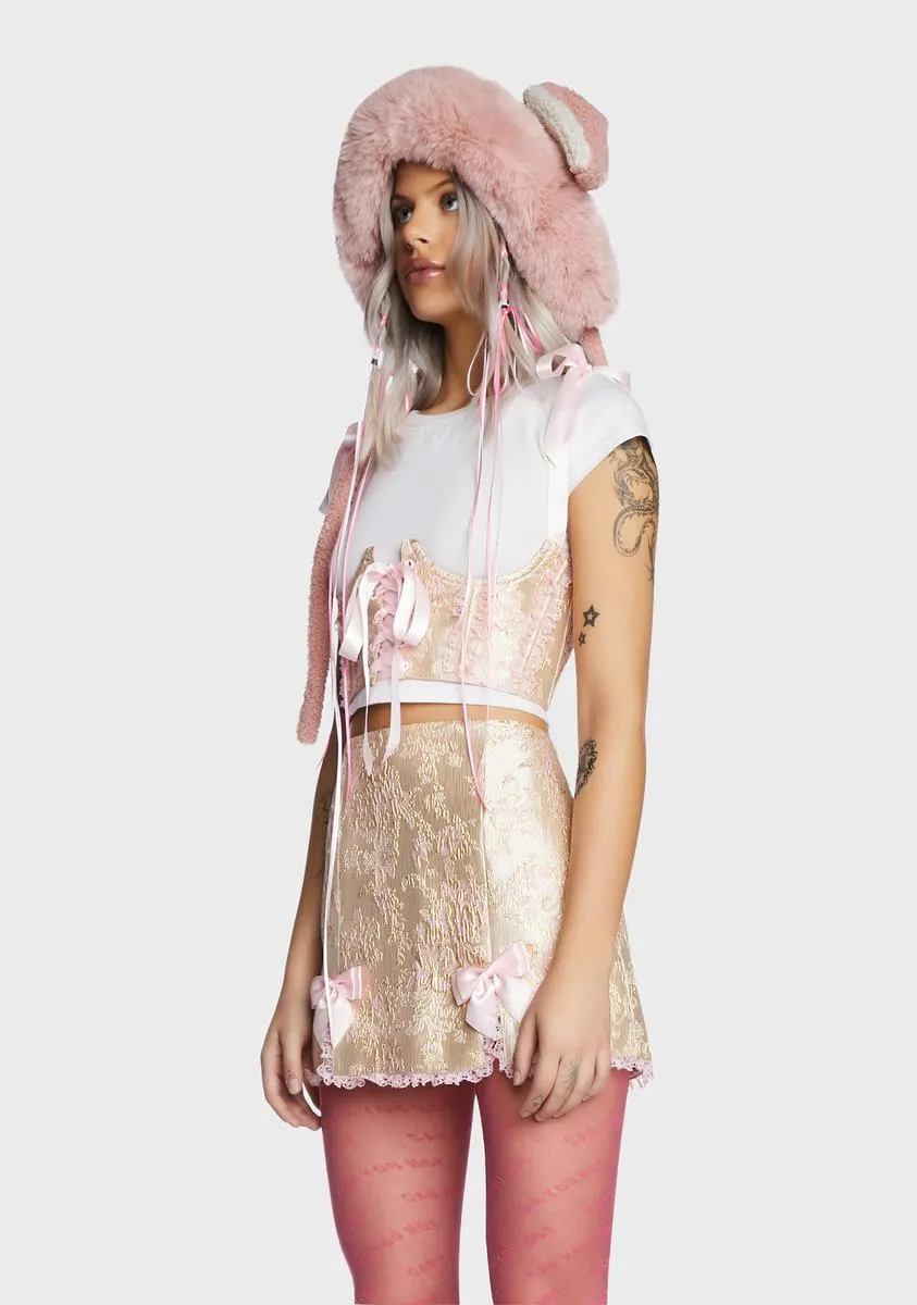 High Class Heiress Brocade Underbust Corset sold by Dolls Kill product image thumbnail 2