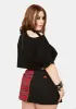 Plus Plaid Skirt With Zipper And Pockets sold by Dolls Kill