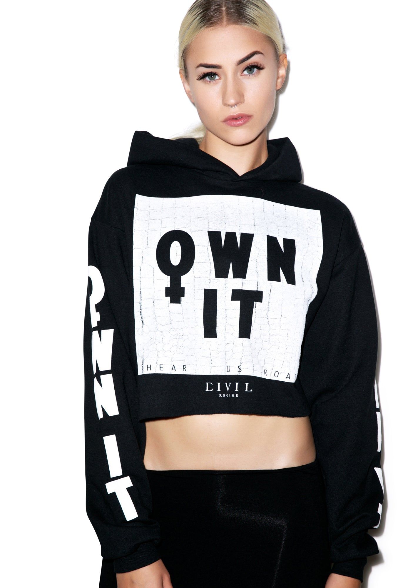 Own It Crop Pullover sold by Dolls Kill product image thumbnail 3