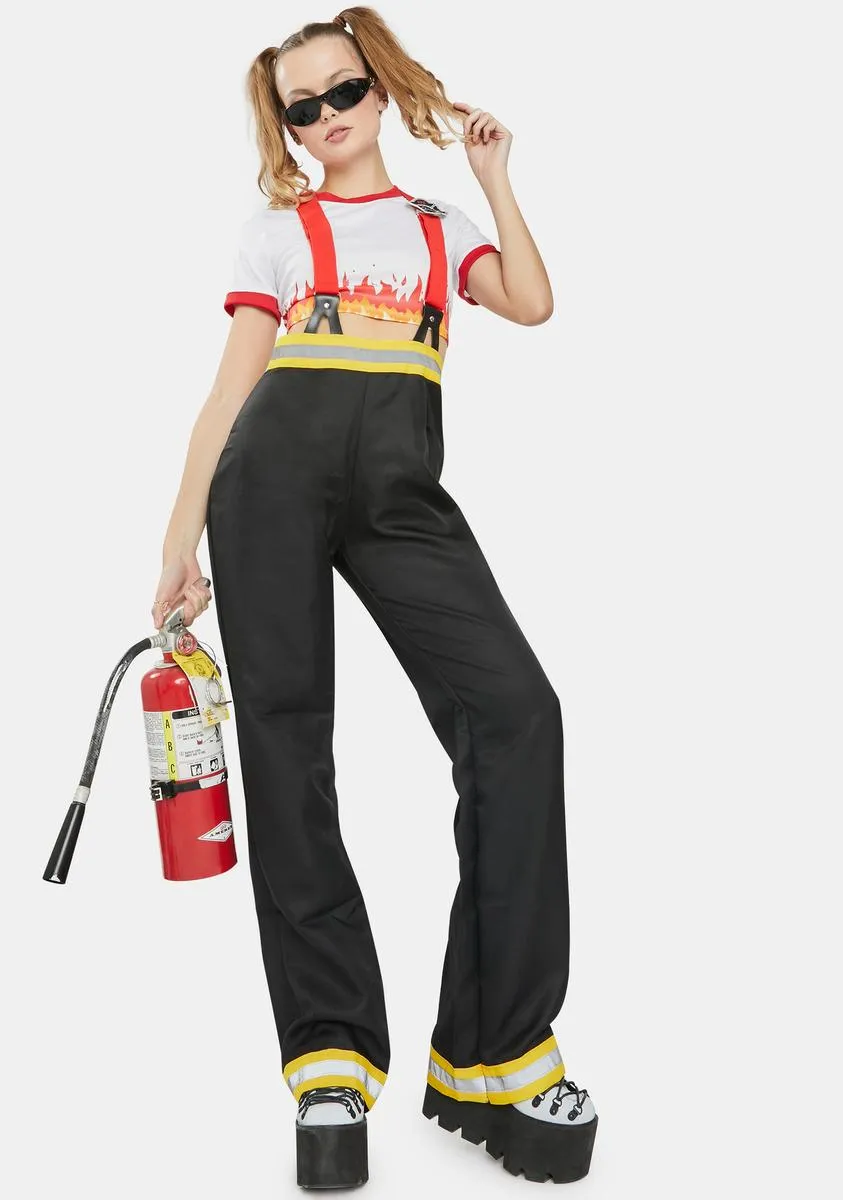 Five-Alarm Firefighter Costume Set sold by Dolls Kill