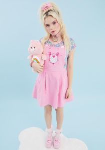 Baby Care-A-Lot Pinafore Dress sold by Dolls Kill