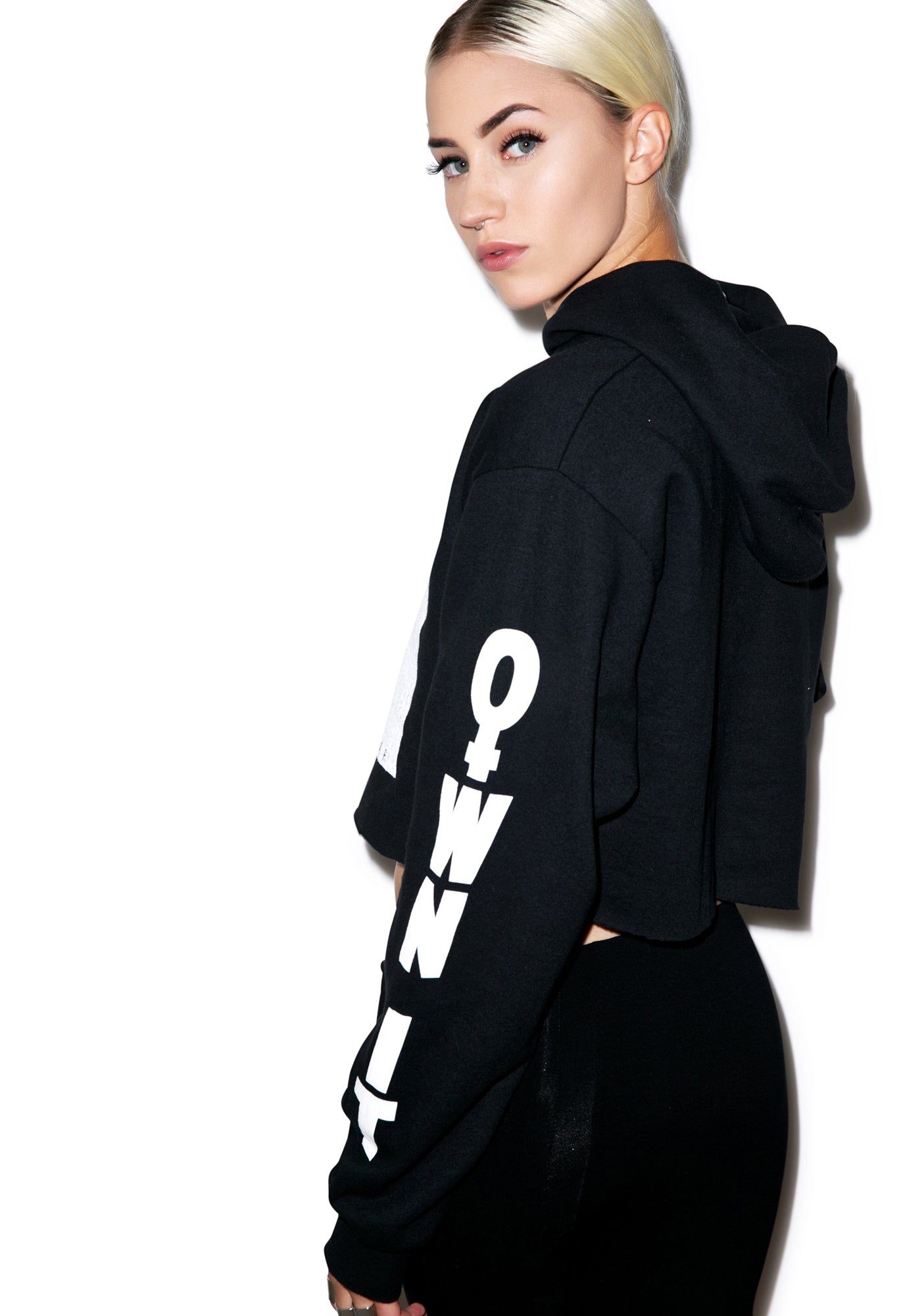 Own It Crop Pullover sold by Dolls Kill