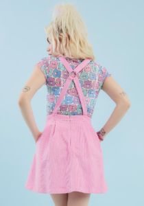 Baby Care-A-Lot Pinafore Dress sold by Dolls Kill