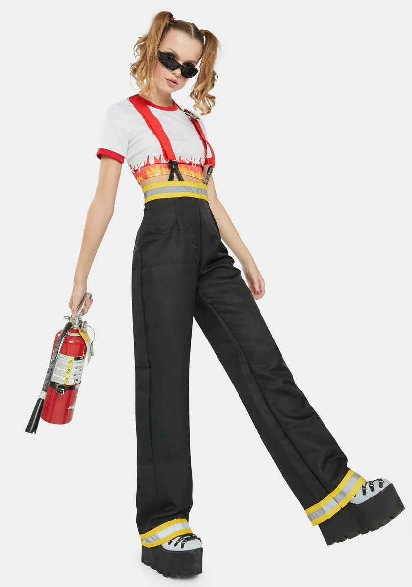 Five-Alarm Firefighter Costume Set sold by Dolls Kill product image thumbnail 3
