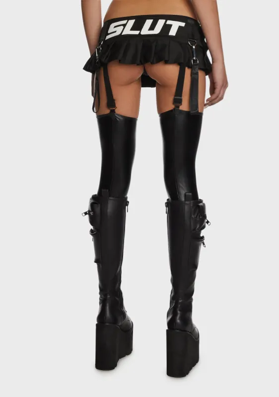 Slutwear Mini Skirt sold by Dolls Kill