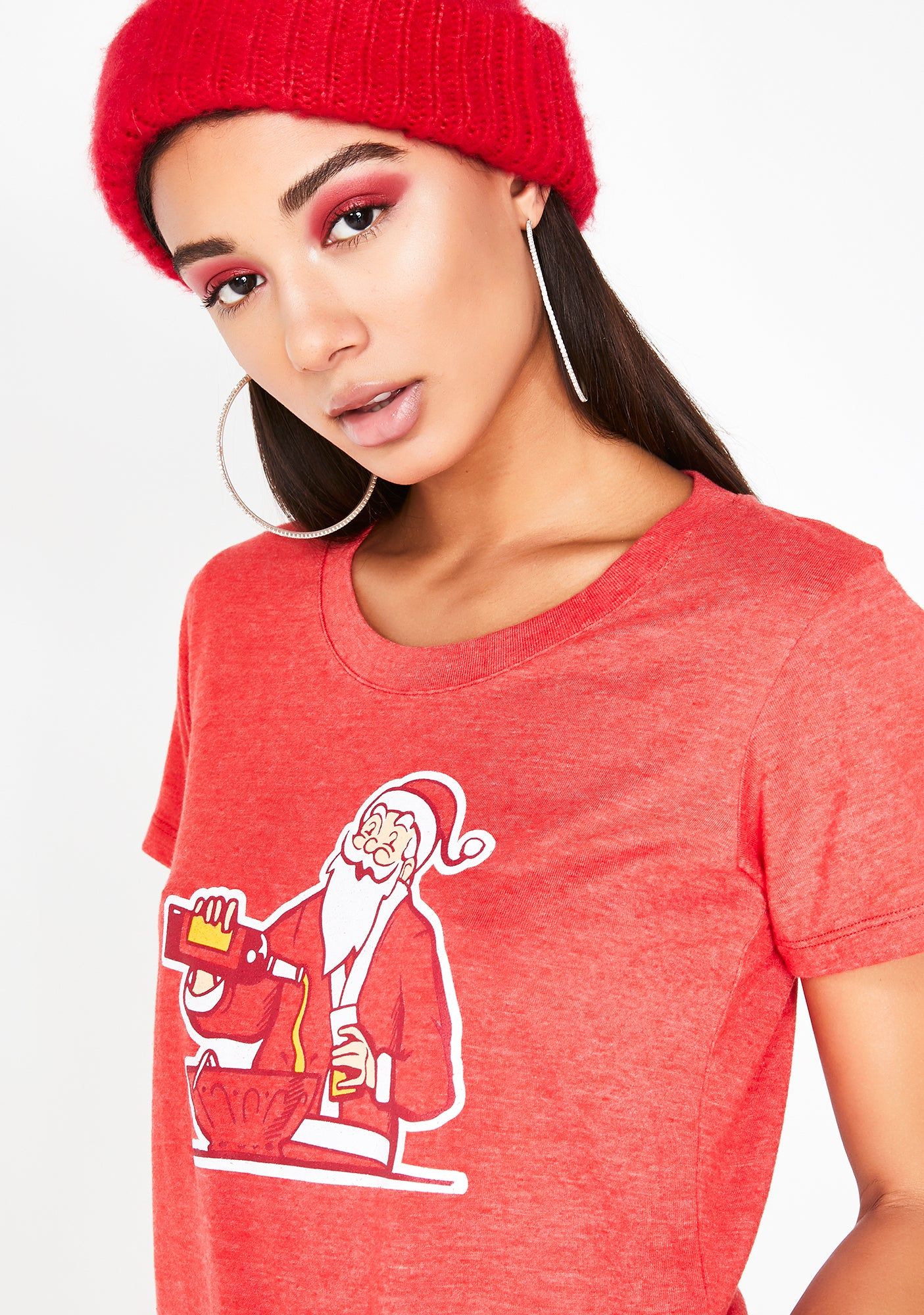 Santa Pour Up Tee sold by Dolls Kill product image thumbnail 3