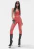 Fire Born Again Vegan Leather Catsuit sold by Dolls Kill