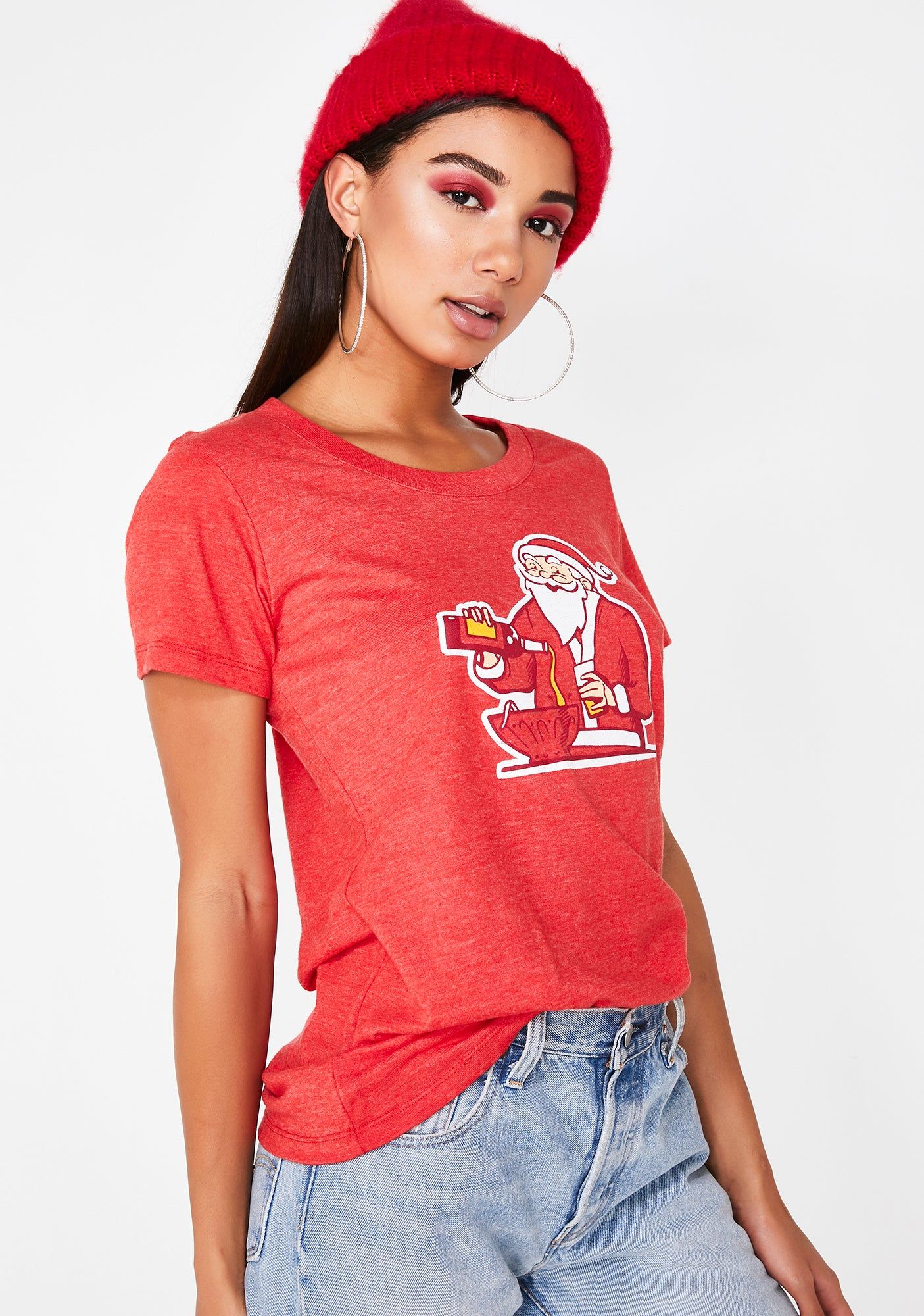 Santa Pour Up Tee sold by Dolls Kill product image thumbnail 2