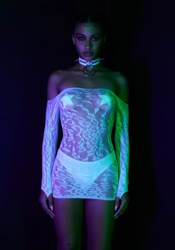 Glow In The Dark Neon Daylight Bodycon Dress sold by Dolls Kill