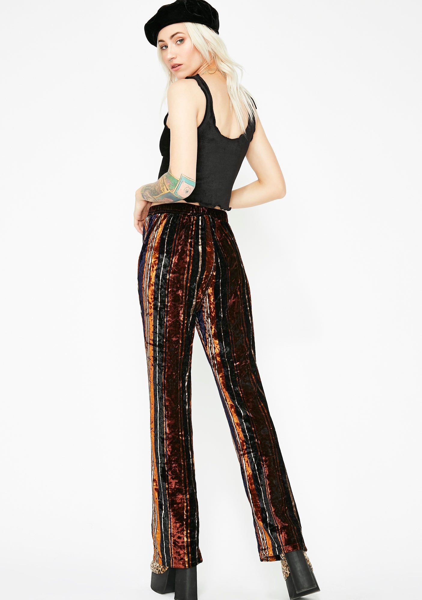 Art Chic Velvet Pants sold by Dolls Kill product image thumbnail 4