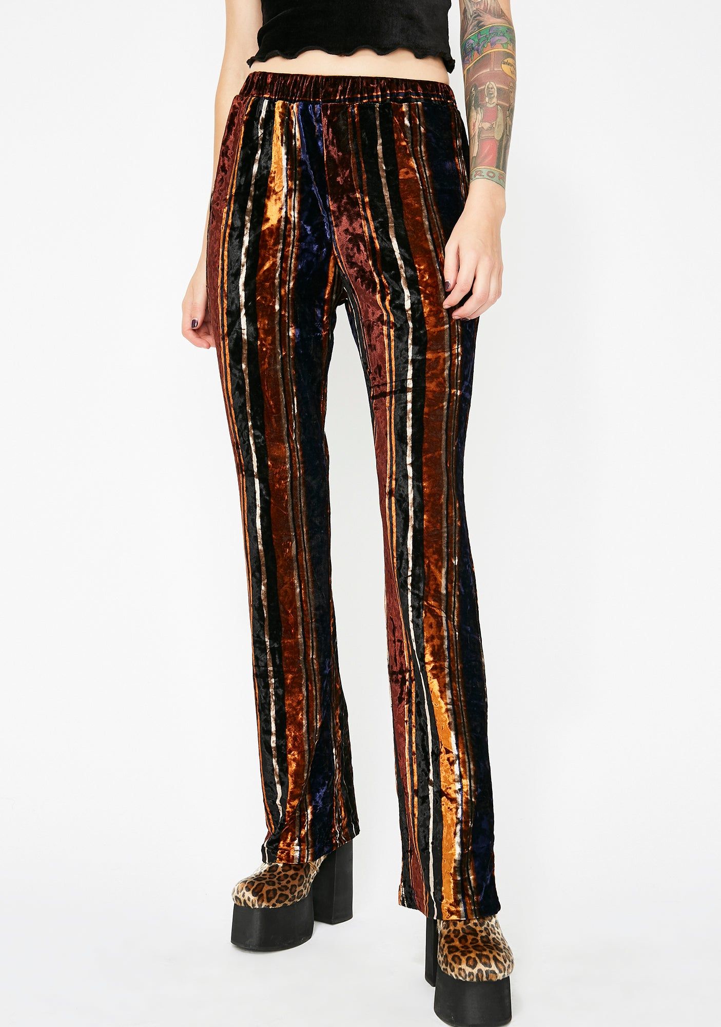Art Chic Velvet Pants sold by Dolls Kill