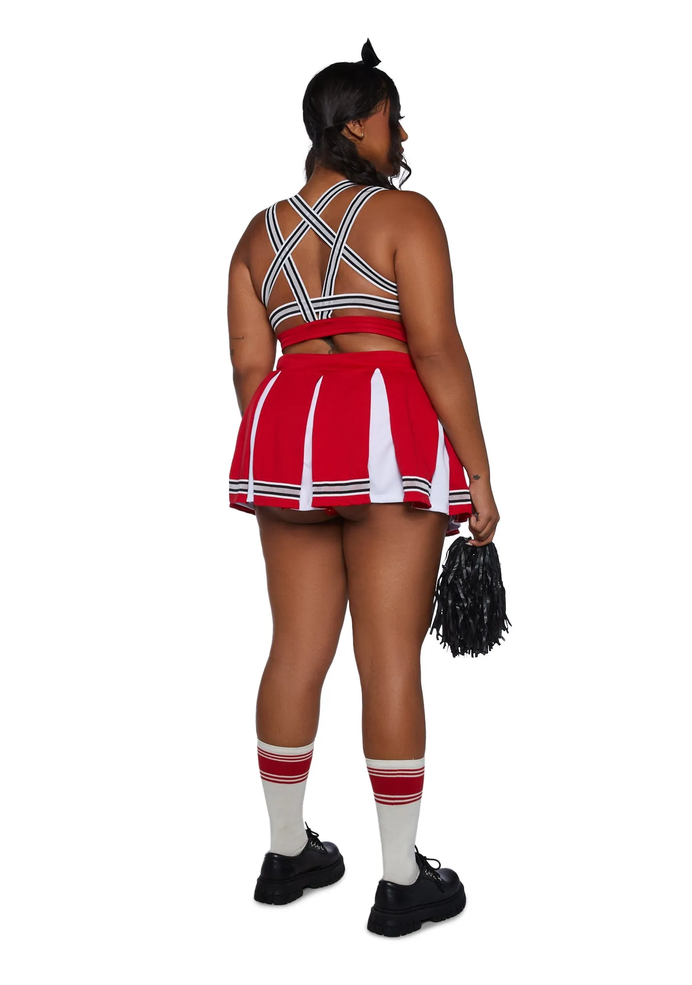 Plus Satan's Cheerleader Costume Set sold by Dolls Kill product image thumbnail 3