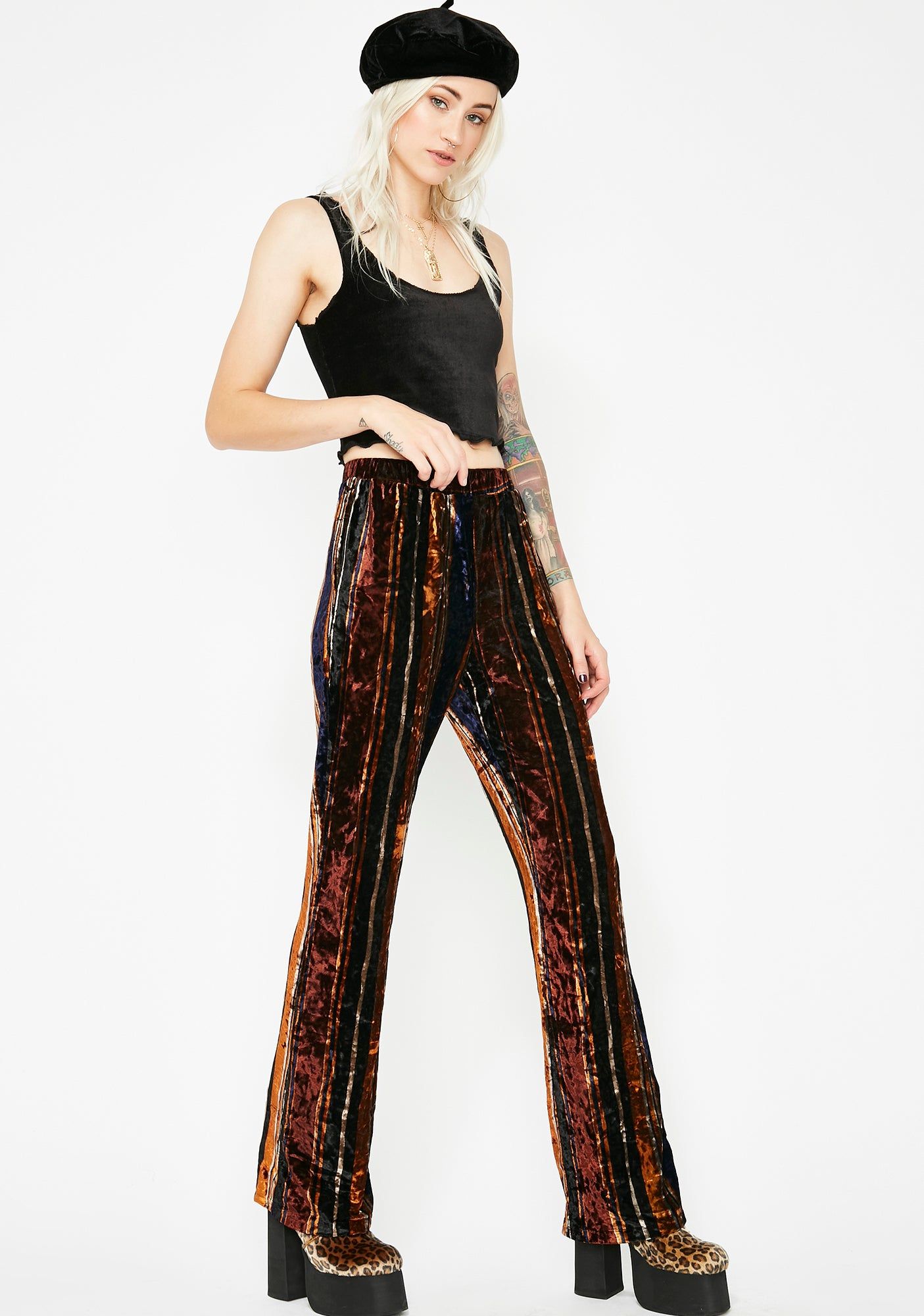 Art Chic Velvet Pants sold by Dolls Kill product image thumbnail 2