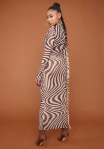 On My Wavelength Mesh Midi Dress sold by Dolls Kill