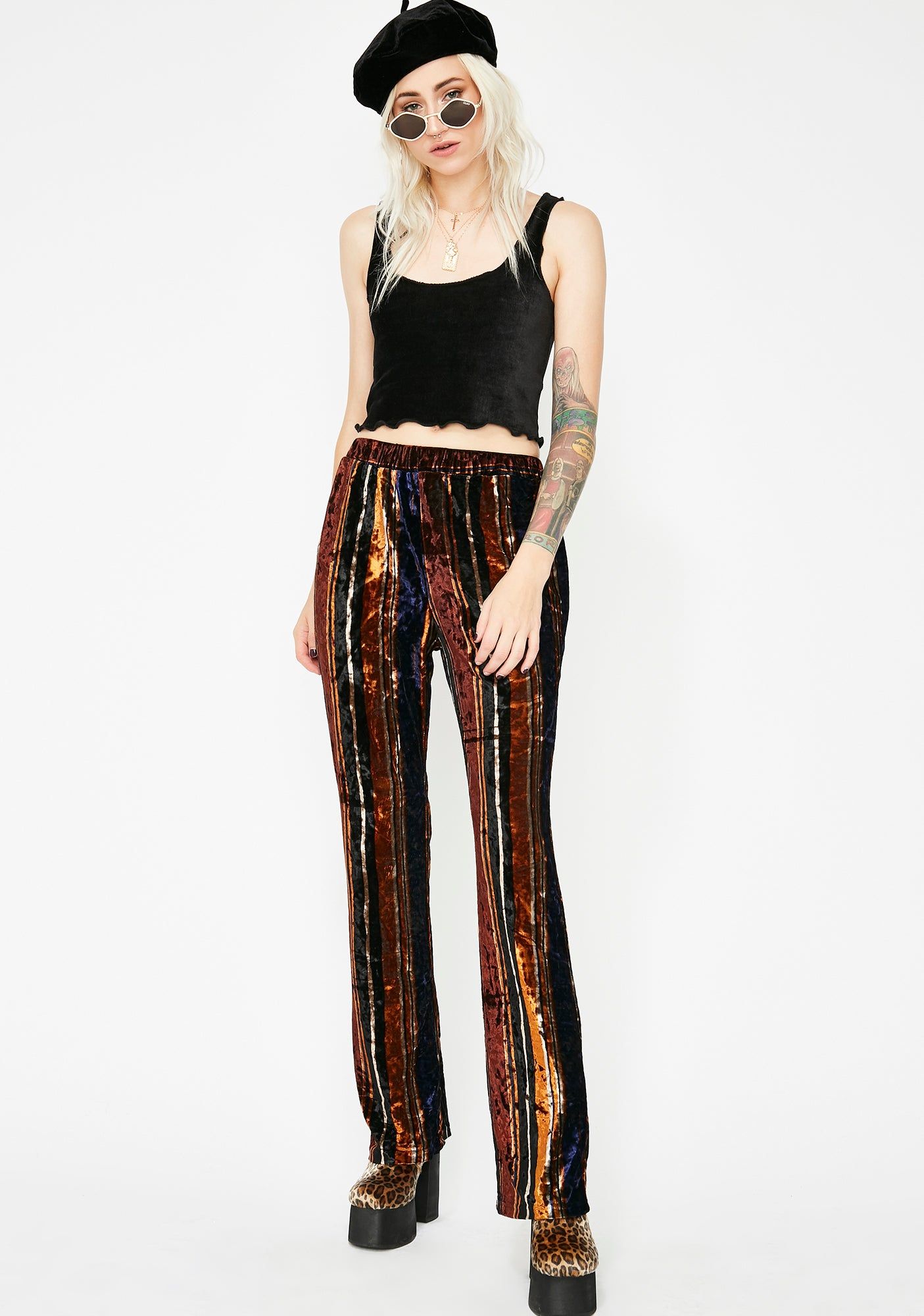 Art Chic Velvet Pants sold by Dolls Kill product image thumbnail 3
