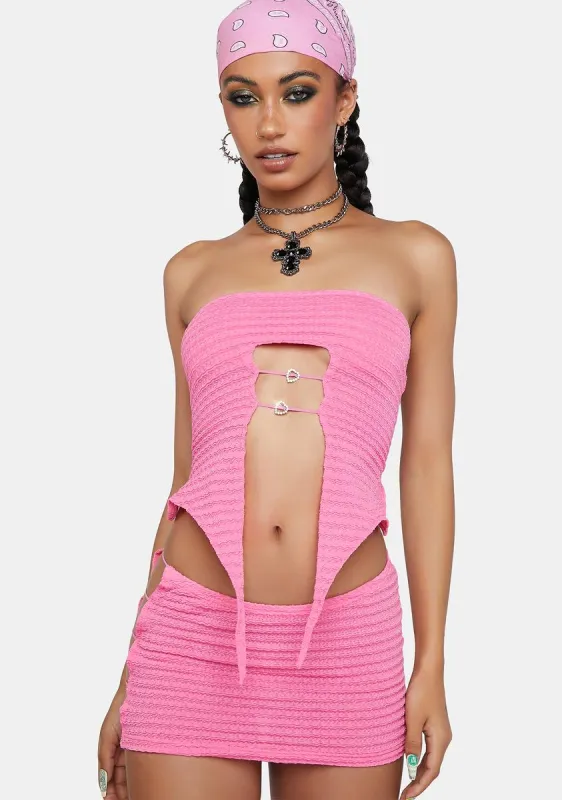 Sweet Lust Rush Skirt Set sold by Dolls Kill