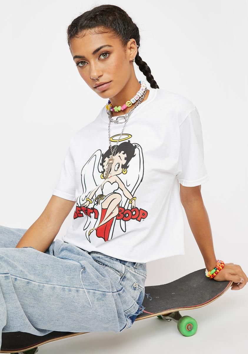 Betty Boop Crop Tee sold by Dolls Kill product image thumbnail 2