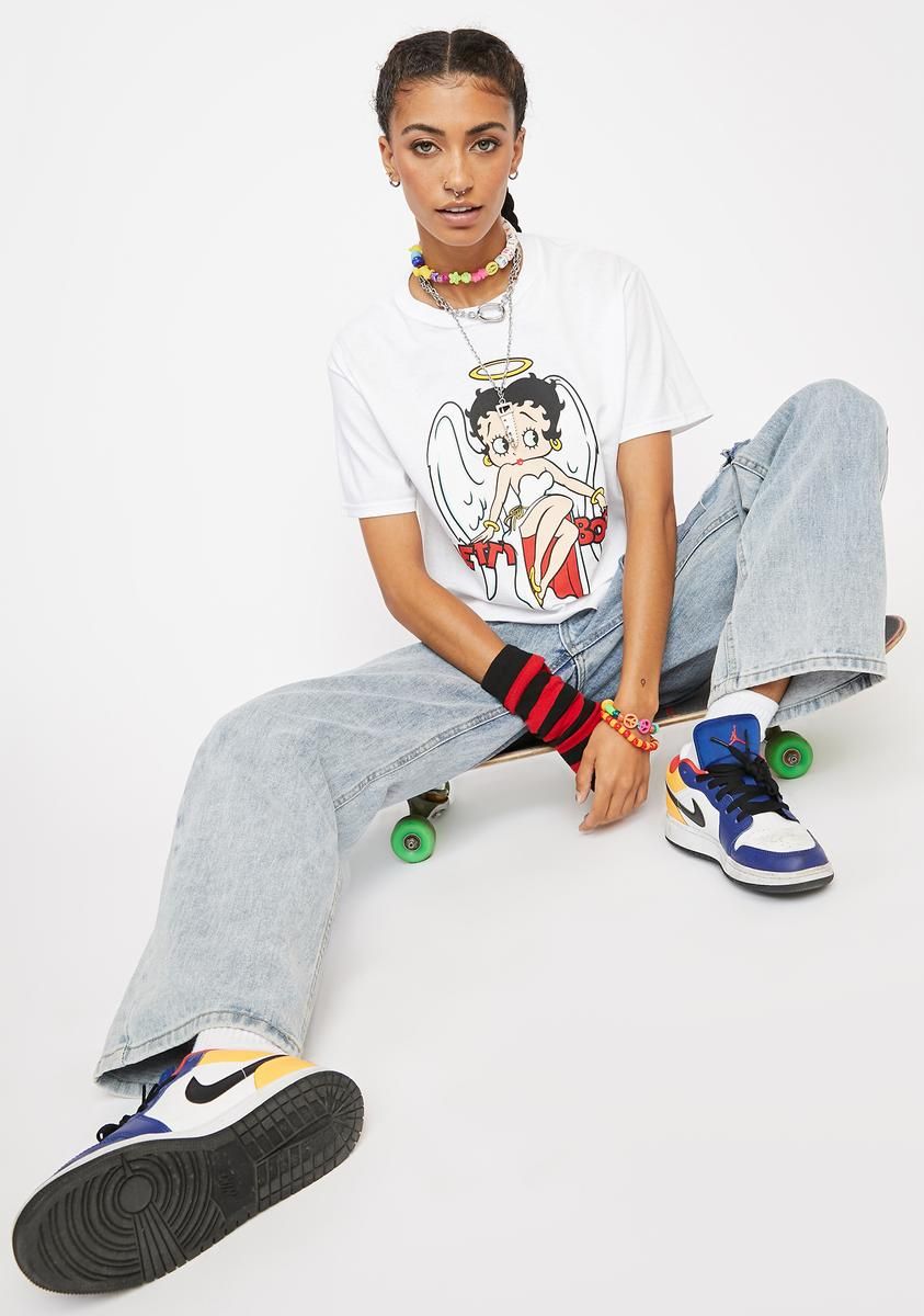 Betty Boop Crop Tee sold by Dolls Kill product image thumbnail 3