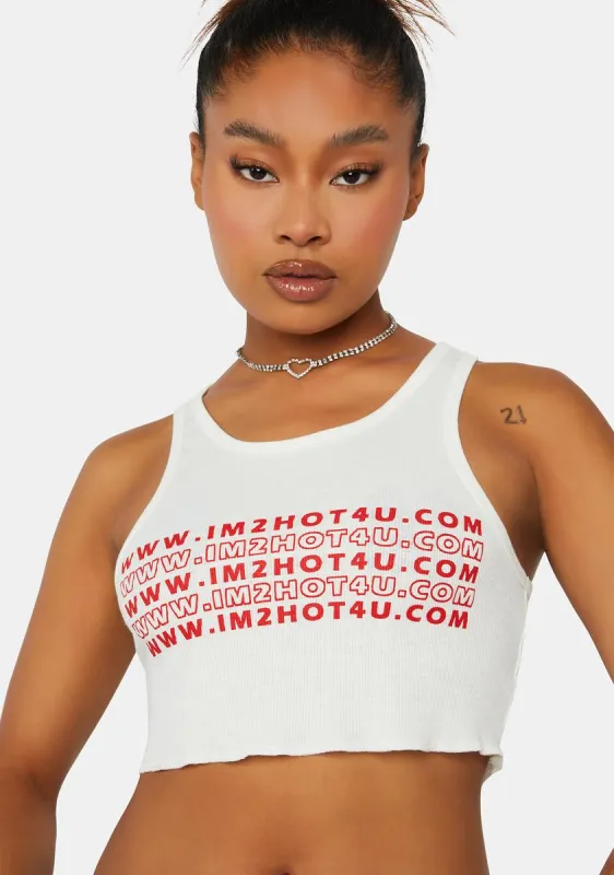 Eyes Down Here Crop Tank sold by Dolls Kill