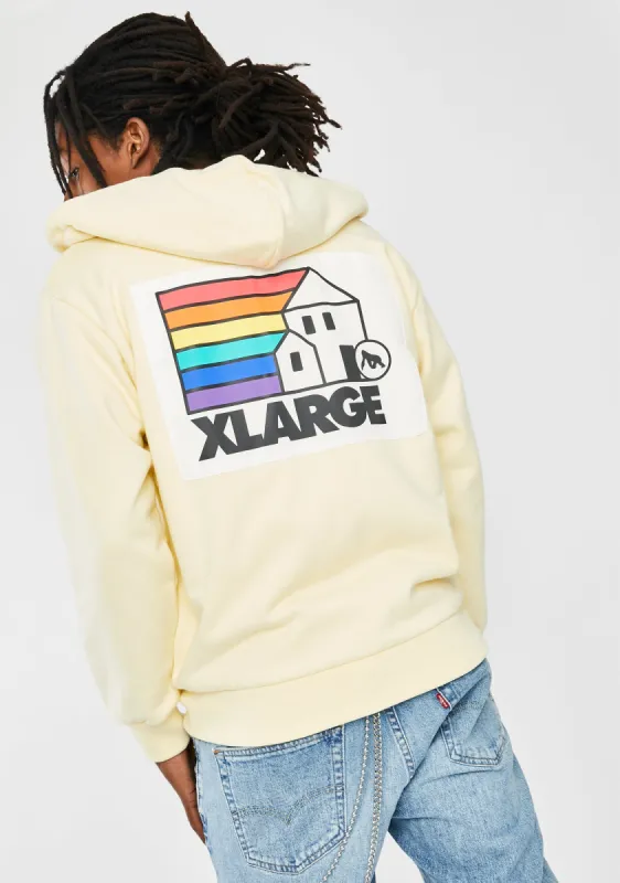 Go Home Logo Zip-Up Hoodie sold by Dolls Kill